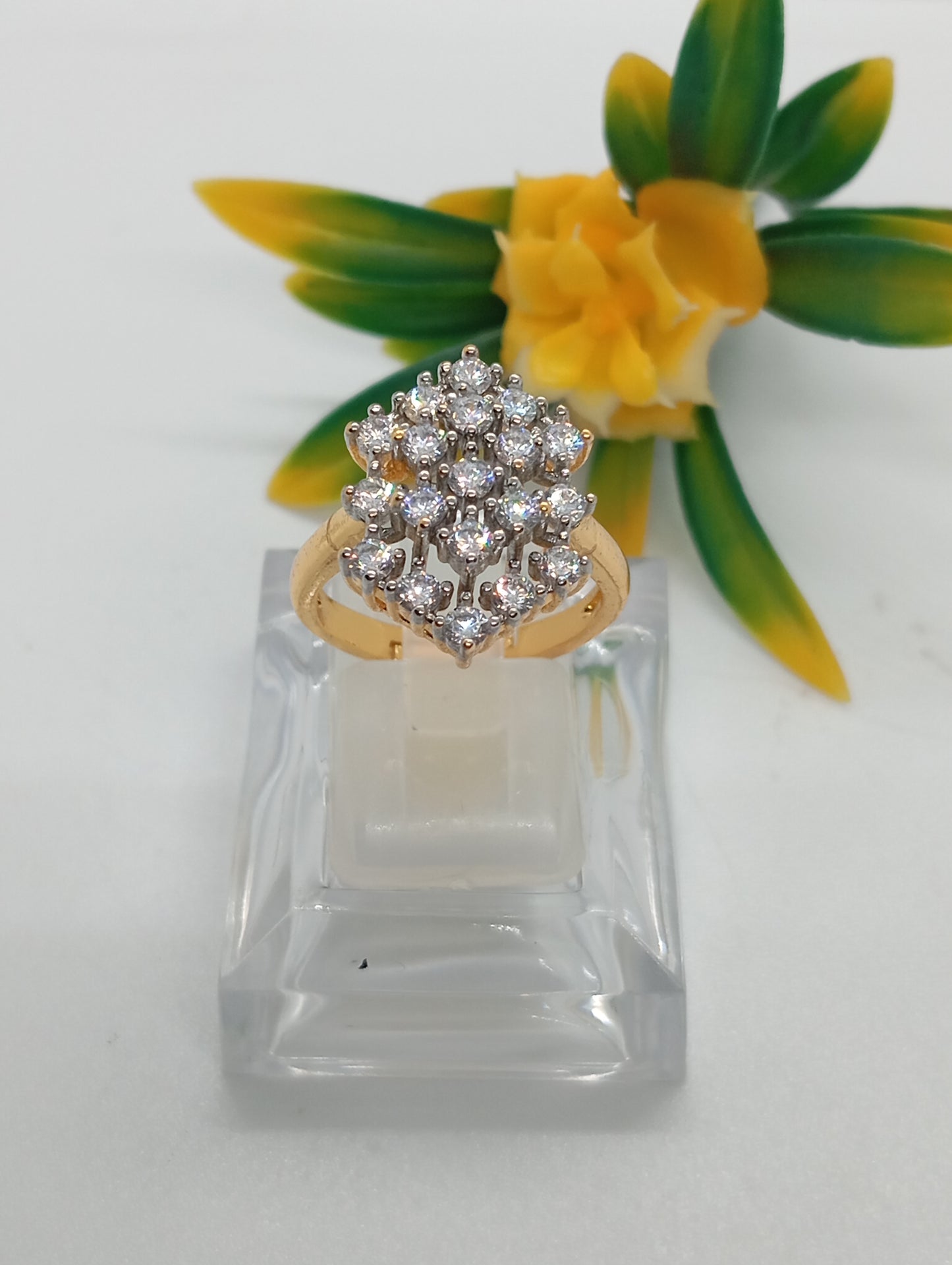 Zonia | 22k Gold plated| Hand crafted Ring | RR-7654