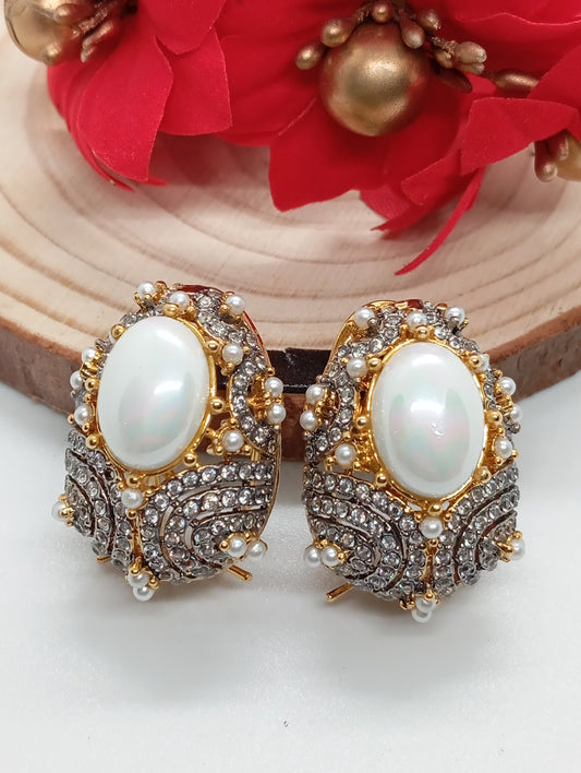 Galaxy Earrings | 5 colours | Premium Diamond cut Zircon earrings  | 22K Gold Plated | RME-21