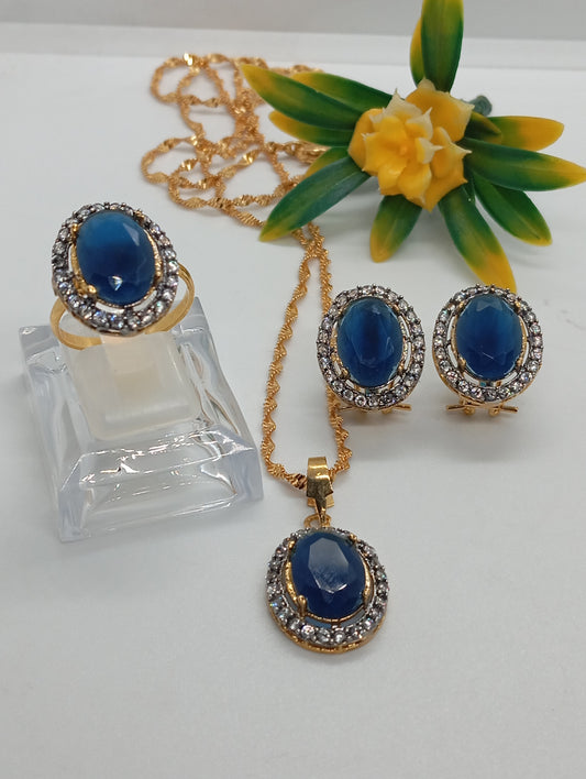 Extravagant 3 Colors | 22k Gold plated Premium locket set |Hand carved | 59F