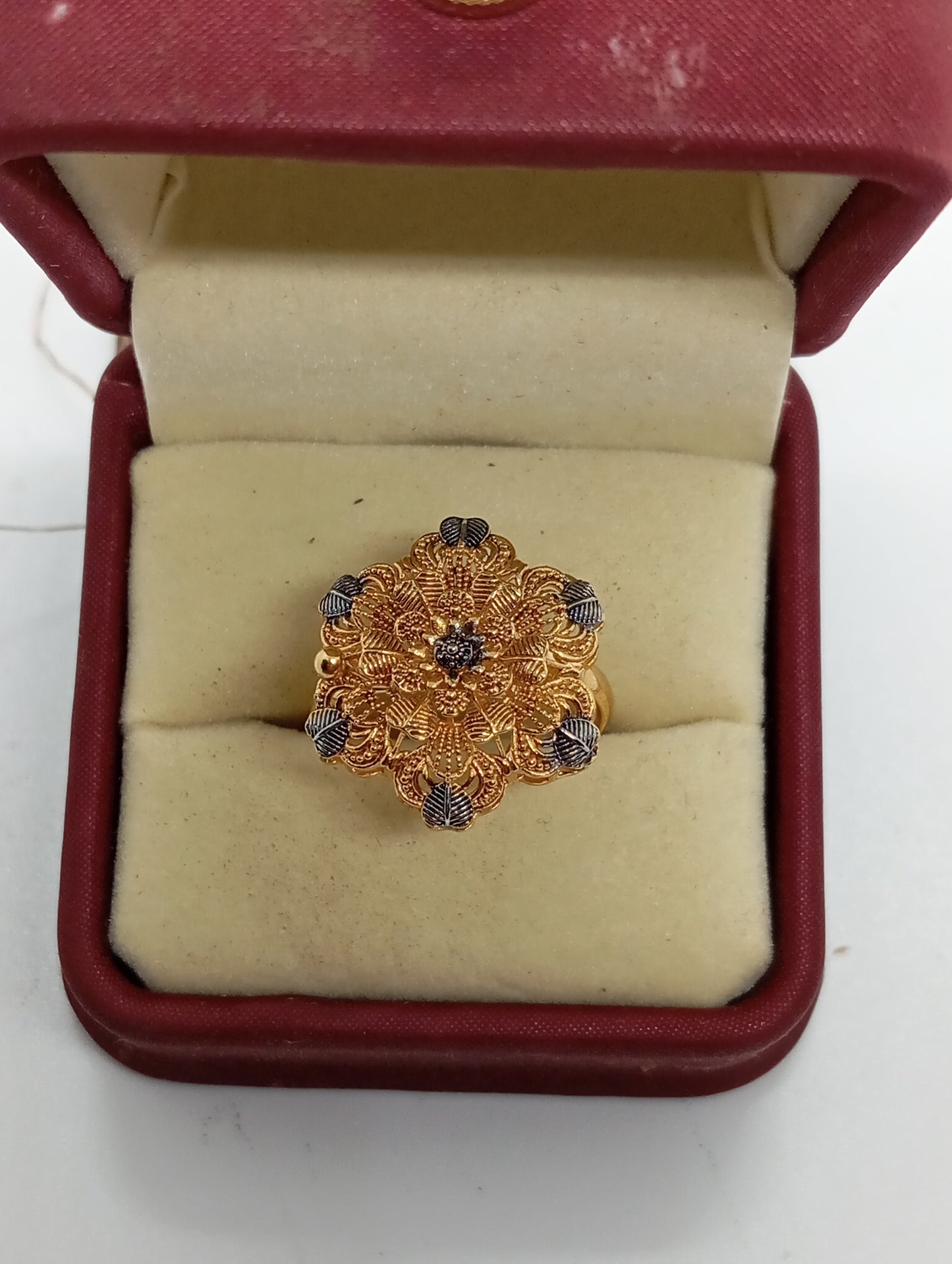 Gold plated Ring| 22k gold polish | RR-1027