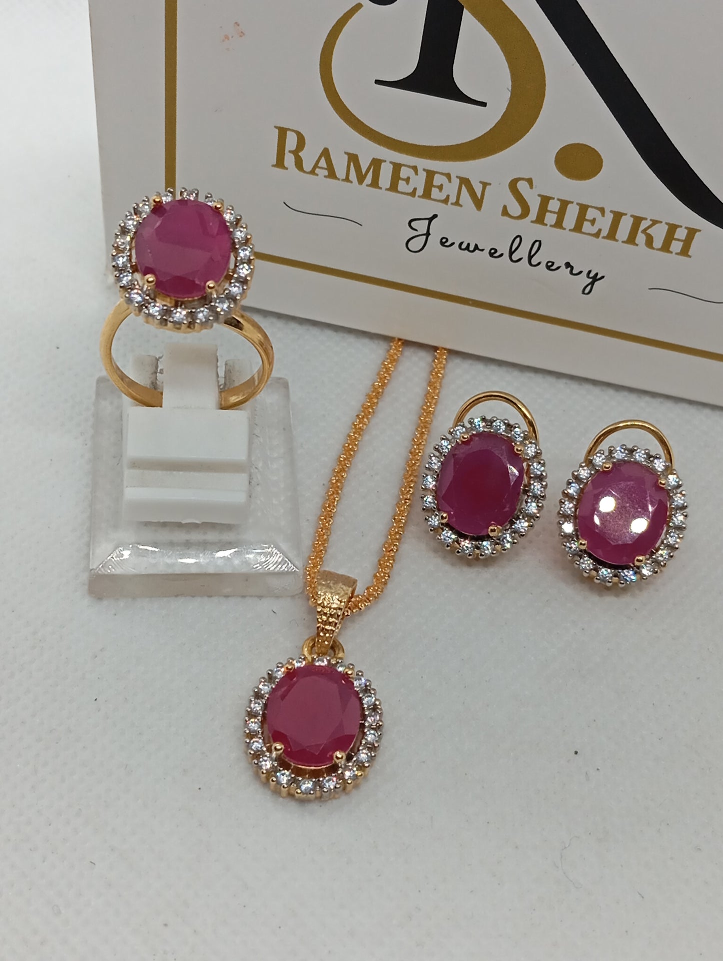 Bling Bling | 8 Colors | Zircon judao Locket Set with Stones | RS-022