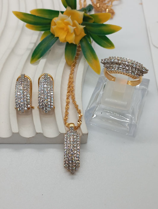 Dil Faraib |3D design hand carved 22 k gold plated